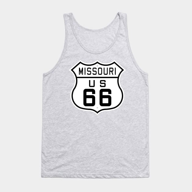 Missouri Route 66 Tank Top by ianscott76